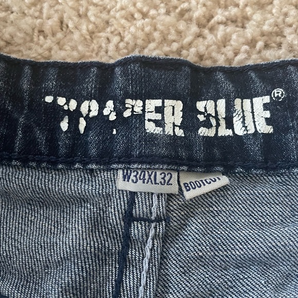 Men’s Flypaper Blue Jeans - 34WX32L - Picture 7 of 9